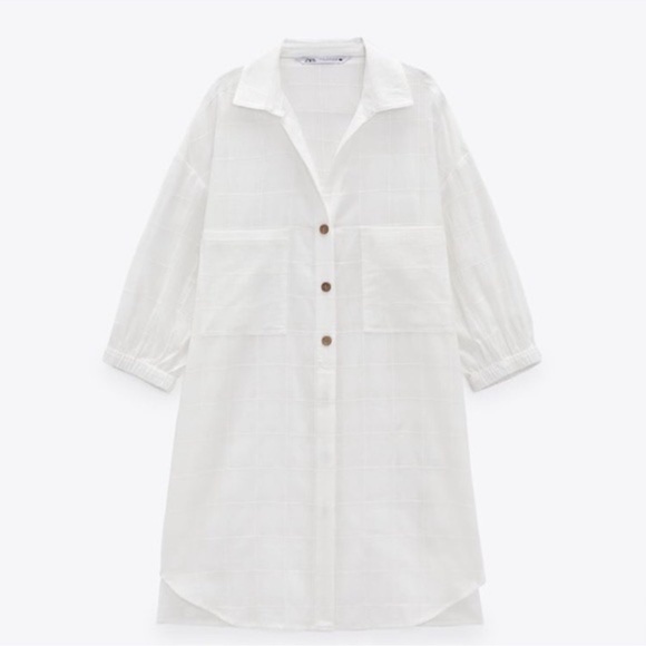 NWT • ZARA • STRIPED OVERSIZED BLOUSE • M - Picture 7 of 16